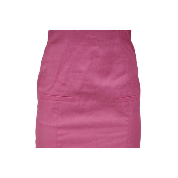 Jacquemus Womens La Robe Limao Halter Neck Dress Size 34 4 Pink Linen Polyester - Picture 6 of 12